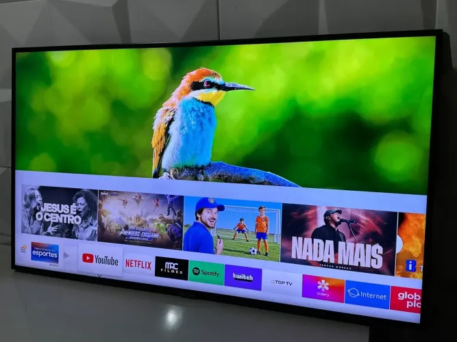 Smart tv 50 4k Samsung sistema tizen todos apps