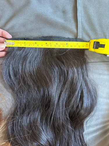 Mega Hair tela cabelo 100% humano 65cm castanho natural