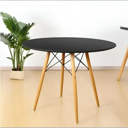 Mesa Eames Redonda Diametro de 70cm Industrial