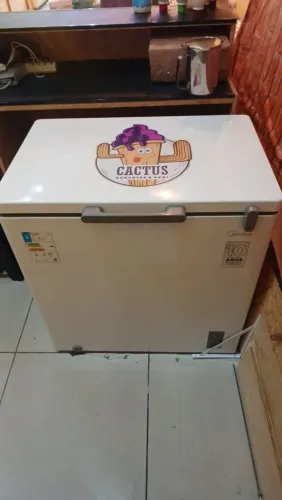 Freezer horizontal Midea branco 