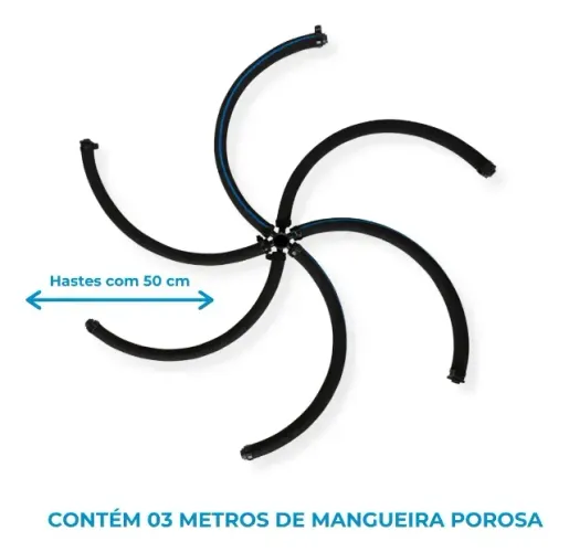 2 Kit Difusor Aerolis E6 - 6 Pedaços De 50 Centimetros