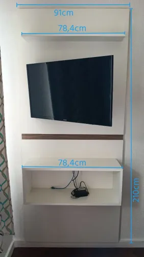 Venda de painel + TV Samsung 32 polegadas