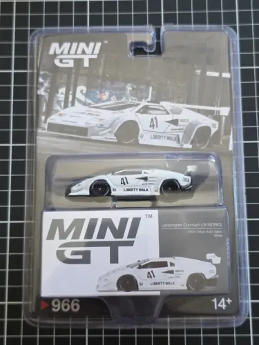 Lamborghini Countach LB-WORKs - MiniGT 2024 Tokyo Auto Salon White