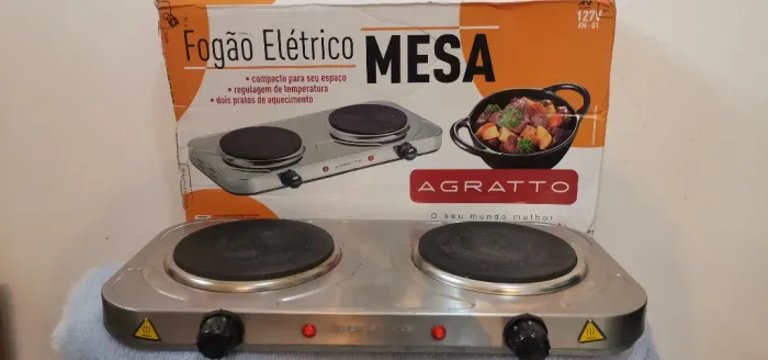 Fogão Elétrico 2 bocas Agratto