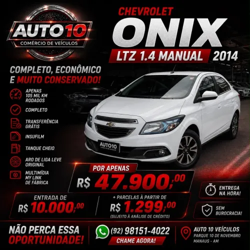Chevrolet Onix Hatch LTZ 1.4 8V Flex Power Mec. 4P 2014