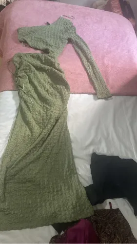 Vestido verde da renner 
