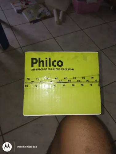 Aspirador de pó ciclone force pás06 philco1250w de potencia