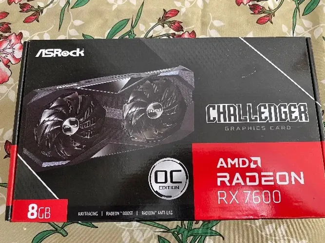 PLACA DE VÍDEO RX7600 8GB C/NOTA FISCAL