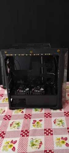 GABINETE GAMER S/FONTE 6 COOLER RGB