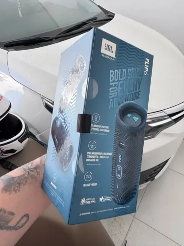 JBL, Caixa de Som Bluetooth, Flip 6 - Azul