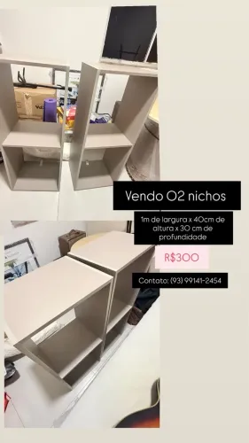 VENDO NICHOS EM MDF