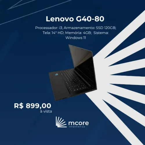 Notebook Lenovo G40-80 i3