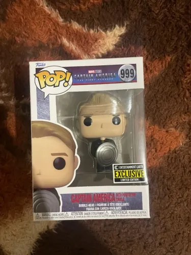 funko pop! marvel - captain america with prototype shield