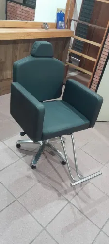 Cadeira de cabeleireiro e barbeiro hidráulica reclinável 