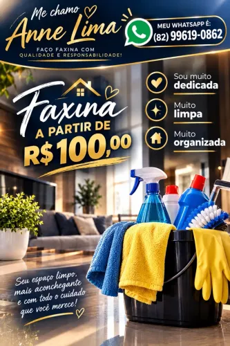 Faxina em Casas, Apartamentos e Escritórios