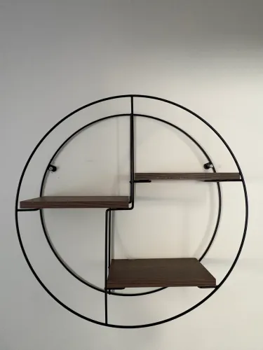 Nicho redondo Metal e MDF