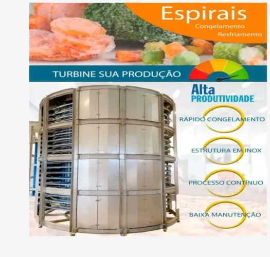 Giro Freezer  Para Congelamentos, resfriamentos e Aquecido com Vapor e sem Vapor