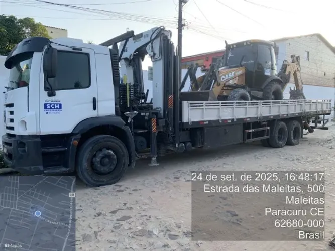FRETE CAMINHÃO MUNCK 11.5 TONELADAS