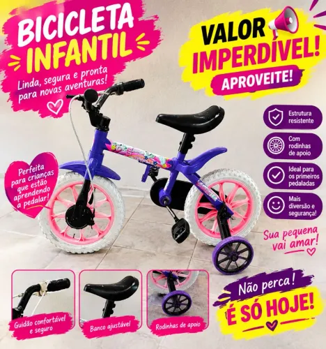 Bicicleta Infantil Valor pra hojee