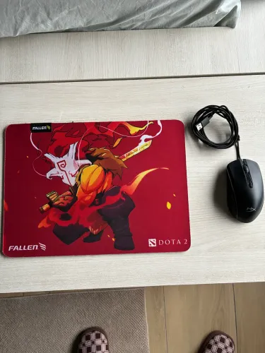 Kit Gamer HyperX + Fallen: Mouse HyperX Pulsefire + Mousepad Fallen Dota 2 Juggernaut