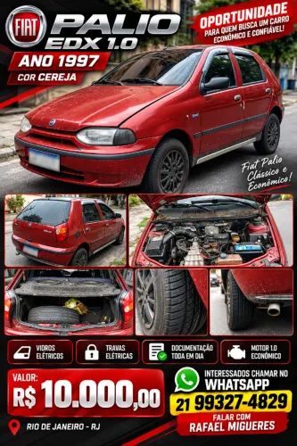 Fiat Palio EDX 1.0 MPI 2P 1997