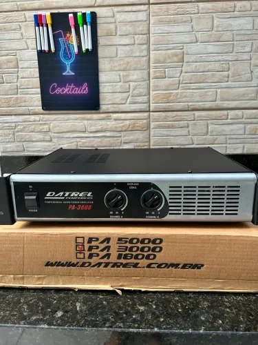Kit som amplificador + caixas altas