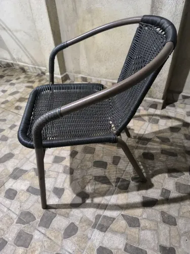 Cadeira de Jardim ferro trançado nylon