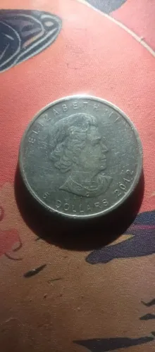 Moeda de prata da 2 rainha Elizabeth