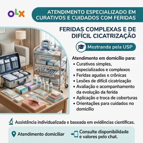 ENFERMEIRA DE CURATIVOS E FERIDAS COMPLEXAS