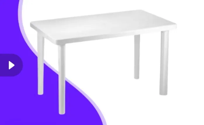 Mesa de plástico