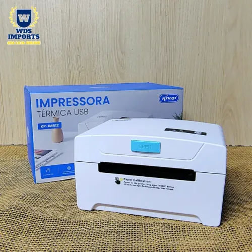 Impressora Térmica 76mm 120mm/s Usb 203dpi Logística - Knup - Kp-Im612