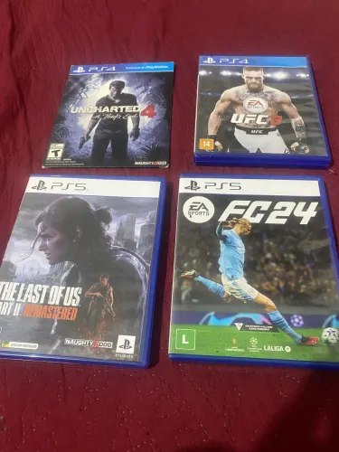 Vendo jogos de Ps5 e Ps4, pra sair hoje!