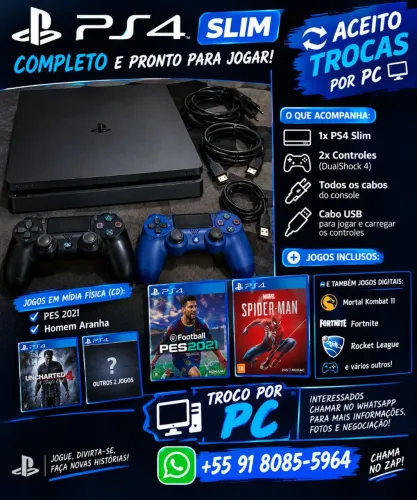 Ps4 troco em pc gamer