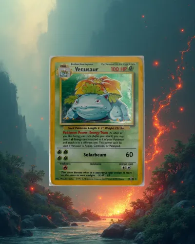 Venusaur Base Set Holo 15/102 - Pokémon Original WOTC (Inglês)