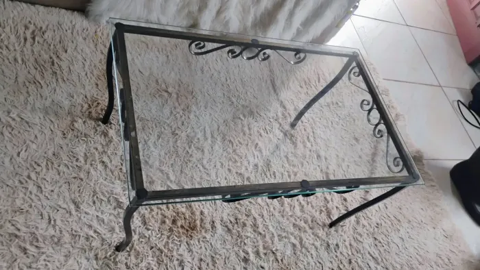 Mesa de centro retrô 