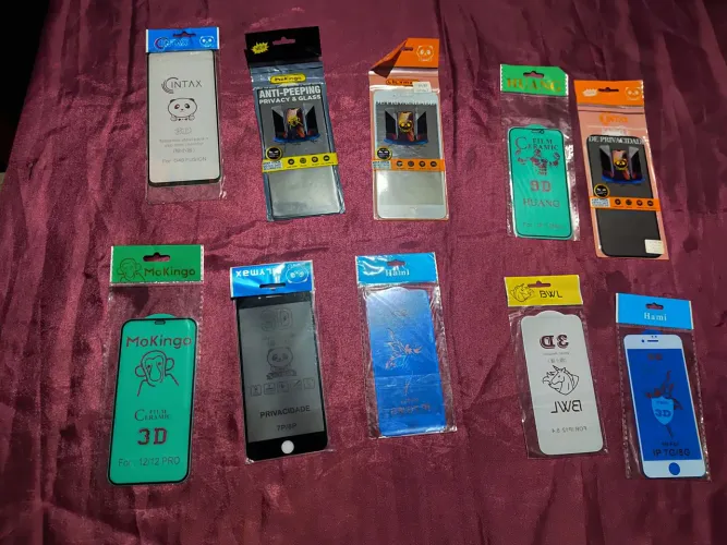 Películas de iPhone (Frontal, traseira e câmera)