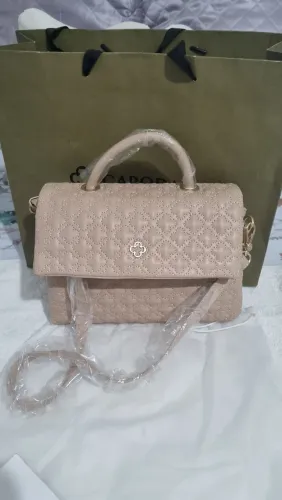 Vendo bolsa chiques Capodarte clássica cor nude duas alças perfeita!