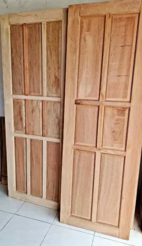 Kit porta padrão madeira mista ( porta + jogo de aduelas+ jogo de vistas)