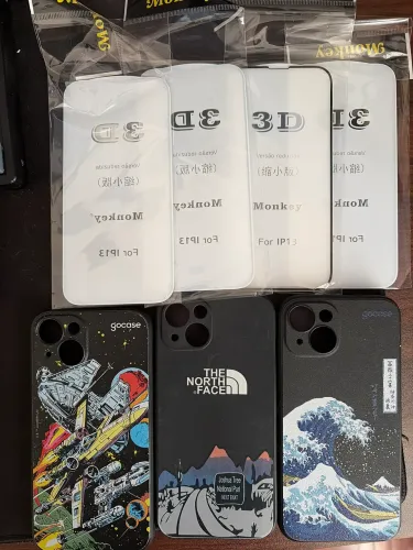 Capinhas da GoCase e película para Iphone 13