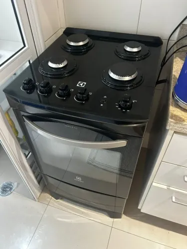 Fogão Electrolux 4 Bocas Mesa de Vidro Preto
