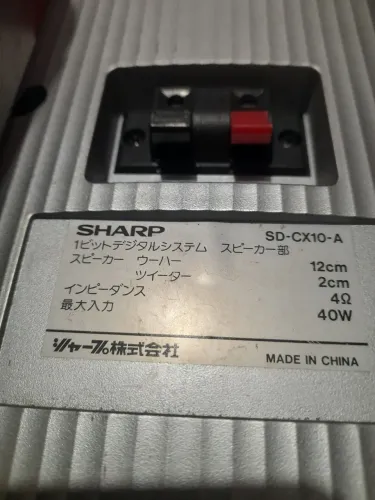 Caixa de som Sharp