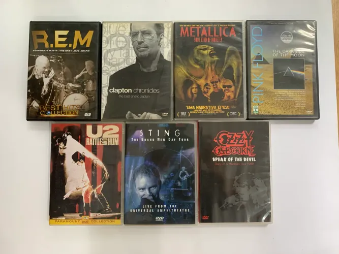 Coletânea de DVDs de rock