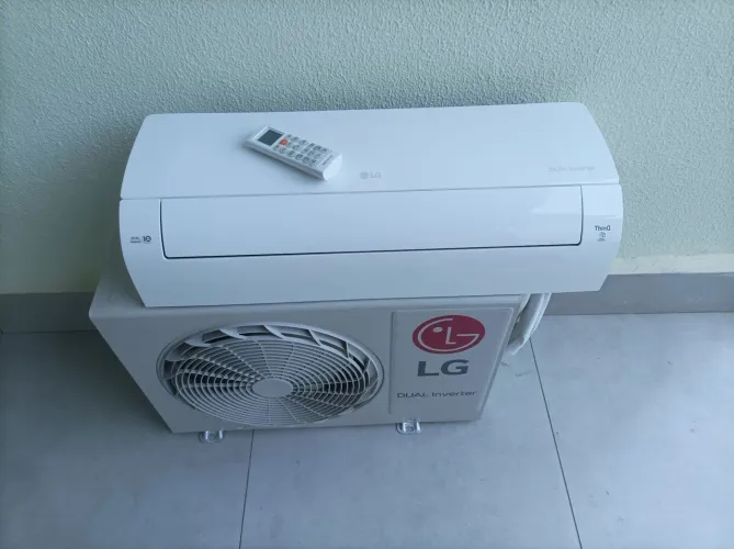 Vendo ar condicionado 9 mil btu LG Dual inverter instalado