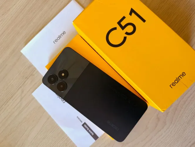 REALME C51 NA CAIXA ( APARELHO COM NFC )