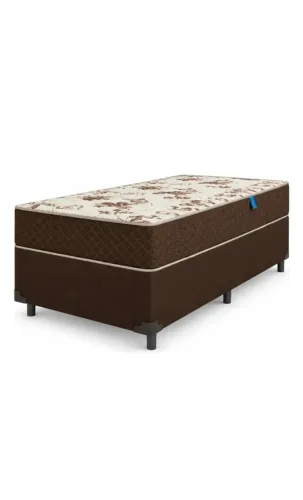 Cama box solteiro com colchão Probel Nevada