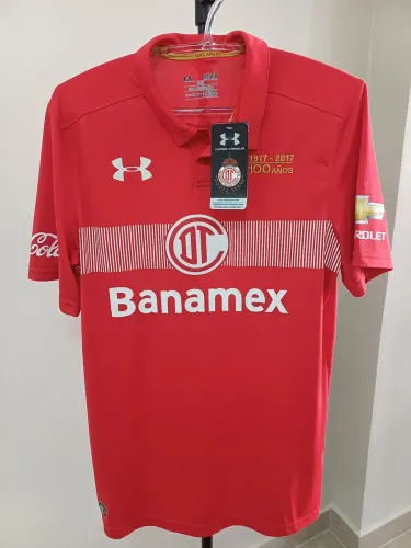 Camisa original do Toluca México Centenário 100 Anos da Under Armour - Com Etiqueta