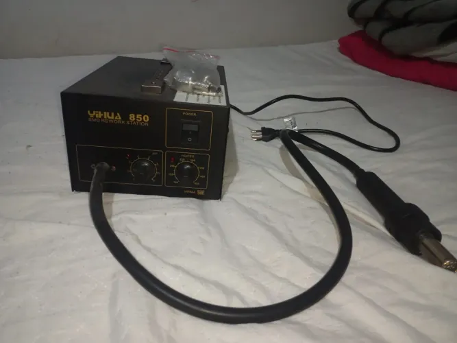 Estação de Ar Quente Solda Retrabalho SMD Yihua 850