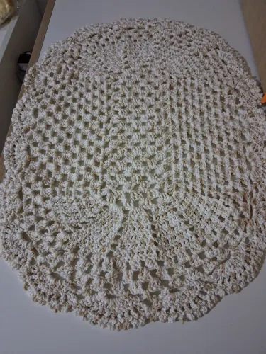 Tapetes croche, jogo de banheiro