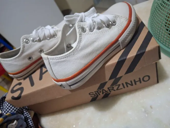 Tênis starzinho branco número 26