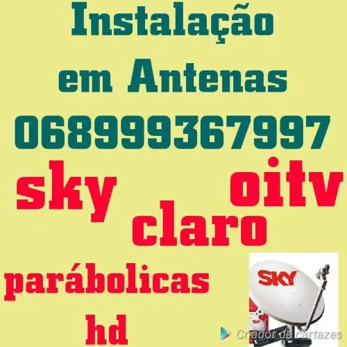 Parabólica HD instalada//// HD vendas entrega